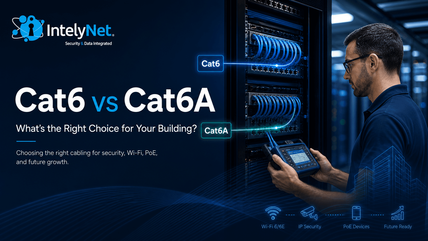Cat6 vs. Cat6A vs. Fiber: How to Choose the Right Cabling for Your Building in 2026